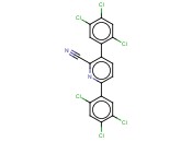 3,6-BIS(2,4,5-TRICHLOROPHENYL)-<span class='lighter'>2-CYANOPYRIDINE</span>