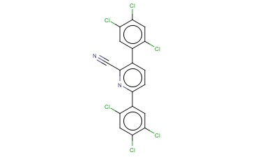 3,6-BIS(2,4,5-TRICHLOROPHENYL)-<span class='lighter'>2-CYANOPYRIDINE</span>