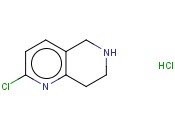 2-CHLORO-<span class='lighter'>5,6,7,8-TETRAHYDRO</span>-1,6-NAPHTHYRIDINE MONOHYDROCHLORIDE