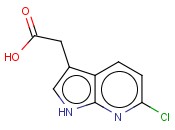 6-<span class='lighter'>氯</span>-1H-吡咯并[2,3-b]<span class='lighter'>吡啶</span>-3-<span class='lighter'>甲酸</span>
