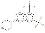 1,8-二氮杂萘,7-(4-<span class='lighter'>吗</span><span class='lighter'>啉</span><span class='lighter'>基</span>)-2,4-二(三氟甲基)-