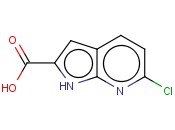 6-<span class='lighter'>氯</span>-1H-吡咯并[2,3-b]<span class='lighter'>吡啶</span>-2-<span class='lighter'>甲酸</span>