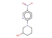 1-(5-硝基<span class='lighter'>吡啶</span>-2-<span class='lighter'>基</span>)<span class='lighter'>哌啶</span>-3-醇