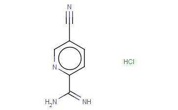 5-<span class='lighter'>CYANOPYRIDINE</span>-2-CARBOXIMIDAMIDE HYDROCHLORIDE