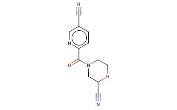 4-(5-<span class='lighter'>CYANOPYRIDINE</span>-2-CARBONYL)MORPHOLINE-2-CARBONITRILE