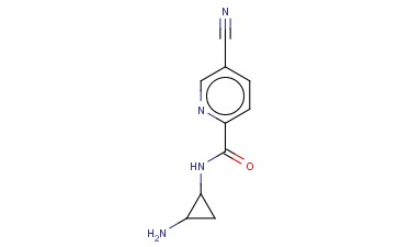 N-(2-AMINOCYCLOPROPYL)-5-<span class='lighter'>CYANOPYRIDINE</span>-2-CARBOXAMIDE