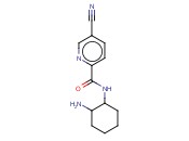 N-(2-AMINOCYCLOHEXYL)-5-<span class='lighter'>CYANOPYRIDINE</span>-2-CARBOXAMIDE