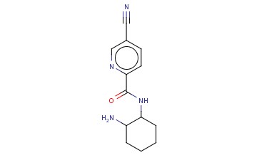 N-(2-AMINOCYCLOHEXYL)-5-<span class='lighter'>CYANOPYRIDINE</span>-2-CARBOXAMIDE