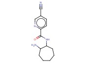 N-(2-AMINOCYCLOHEPTYL)-5-<span class='lighter'>CYANOPYRIDINE</span>-2-CARBOXAMIDE