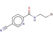 N-(2-BROMOETHYL)-5-<span class='lighter'>CYANOPYRIDINE</span>-2-CARBOXAMIDE