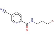N-(3-BROMOPROPYL)-5-<span class='lighter'>CYANOPYRIDINE</span>-2-CARBOXAMIDE