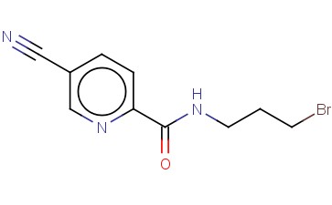 N-(3-BROMOPROPYL)-5-<span class='lighter'>CYANOPYRIDINE</span>-2-CARBOXAMIDE