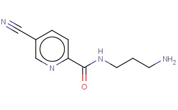 N-(3-AMINOPROPYL)-5-<span class='lighter'>CYANOPYRIDINE</span>-2-CARBOXAMIDE