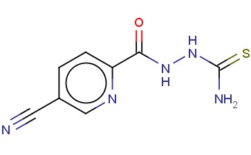 N-(CARBAMOTHIOYLAMINO)-5-<span class='lighter'>CYANOPYRIDINE</span>-2-CARBOXAMIDE