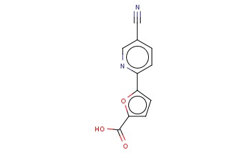 5-(5-CYANO-2-PYRIDINYL)-<span class='lighter'>2-FUROIC</span> ACID