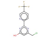 6-(氯<span class='lighter'>甲基</span>)-2-[5-(<span class='lighter'>三</span>氟<span class='lighter'>甲基</span>)-2-<span class='lighter'>吡啶基</span>]嘧啶-4-酮