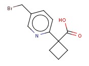 1-(5-BROMOMETHYL-PYRIDIN-2-YL)-CYCLOBUTANECARBOXYLIC ACID