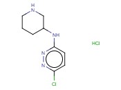 6-氯-N-3-<span class='lighter'>哌啶</span>基-3-哒嗪胺<span class='lighter'>盐酸盐</span>