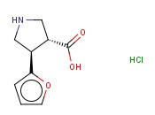 (+/-)-TRANS-4-(2-FURANYL)-PYRROLIDINE-3-CARBOXYLIC ACID HYDROCHLORIDE
