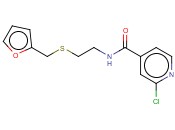 2-CHLORO-N-[2-[(2-FURYLMETHYL)THIO]ETHYL]<span class='lighter'>ISONICOTINAMIDE</span>