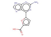 5-(2-AMINO-9H-PURIN-6-YL)-<span class='lighter'>2-FUROIC</span> ACID
