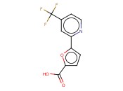 5-[4-(TRIFLUOROMETHYL)-2-PYRIDINYL]-<span class='lighter'>2-FUROIC</span> ACID