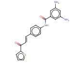 3,5-DIAMINO-N-(4-[(1E)-3-OXO-3-(THIOPHEN-2-YL)PROP-1-EN-1-YL]PHENYL)BENZAMIDE