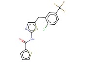 N-(5-[2-CHLORO-5-(TRIFLUOROMETHYL)BENZYL]-1,3-THIAZOL-2-YL)-2-THIOPHENECARBOXAMIDE