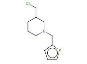 3-(CHLOROMETHYL)-1-(THIOPHEN-2-YLMETHYL)PIPERIDINE
