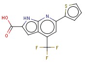 4-(TRIFLUOROMETHYL)-6-(THIOPHEN-2-YL)-1H-PYRROLO[2,3-B]PYRIDINE-2-CARBOXYLIC ACID