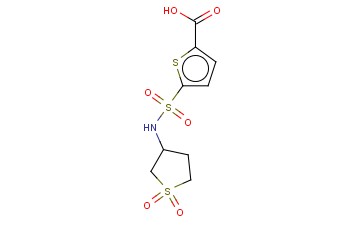5-[(1,1-DIOXO-1LAMBDA(6)-THIOLAN-3-YL)SULFAMOYL]THIOPHENE-2-CARBOXYLIC ACID