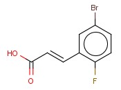 5-Bromo-2-<span class='lighter'>fluorocinnamic</span> acid