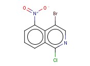 4-BROMO-1-CHLORO-5-NITROISOQUINOLINE