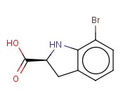 (2S)-7-<span class='lighter'>BROMOINDOLINE</span>-2-CARBOXYLIC ACID