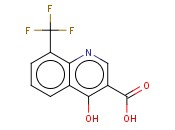 4-HYDROXY-8-(<span class='lighter'>TRIFLUOROMETHYL</span>)<span class='lighter'>QUINOLINE-3-CARBOXYLIC</span> ACID