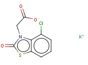 4-氯-2-氧代-2H-<span class='lighter'>苯</span><span class='lighter'>并</span><span class='lighter'>噻唑</span>-3-<span class='lighter'>乙酸</span>钾盐