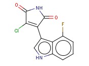 3-CHLORO-4-(4-FLUORO-1H-INDOL-3-YL)-1H-PYRROLE-2,5-DIONE