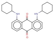 1,8-BIS(CYCLOHEXYLAMINO)ANTHRACENE-9,10-DIONE
