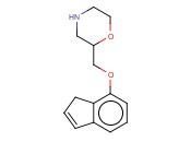 2-(3H-茚-4-<span class='lighter'>基</span>氧甲基)<span class='lighter'>吗</span><span class='lighter'>啉</span>盐酸盐