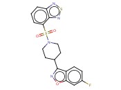3-(1-(BENZO[C][1,2,5]THIADIAZOL-4-YLSULFONYL)PIPERIDIN-4-YL)-6-FLUOROBENZO[D]ISOXAZOLE