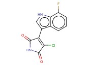 3-CHLORO-4-(7-FLUORO-1H-INDOL-3-YL)-1H-PYRROLE-2,5-DIONE