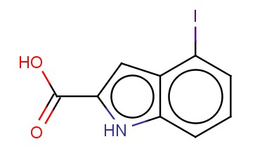 4-碘-1H-<span class='lighter'>吲哚</span>-2-<span class='lighter'>甲酸</span>
