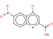 2-QUINOLINECARBOXYLIC ACID, 4-CHLORO-6-NITRO-
