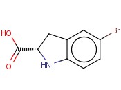 (2S)-5-<span class='lighter'>BROMOINDOLINE</span>-2-CARBOXYLIC ACID
