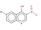 6-BROMO-3-<span class='lighter'>NITRO</span>-4-QUINOLINOL