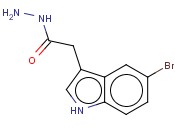 5-<span class='lighter'>BROMOINDOLE</span>-3-ACETIC ACID HYDRAZIDE