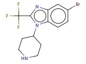 5-BROMO-1-(PIPERIDIN-4-YL)-2-(TRIFLUOROMETHYL)-1H-BENZO[D]IMIDAZOLE