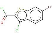 3-氯-6-<span class='lighter'>溴</span>-2-<span class='lighter'>苯</span><span class='lighter'>并</span><span class='lighter'>噻吩</span>甲酰氯