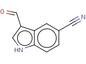 5-<span class='lighter'>氰</span><span class='lighter'>基</span>吲哚-3-<span class='lighter'>甲醛</span>