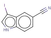 1H-INDOLE-5-CARBONITRILE, 3-IODO-